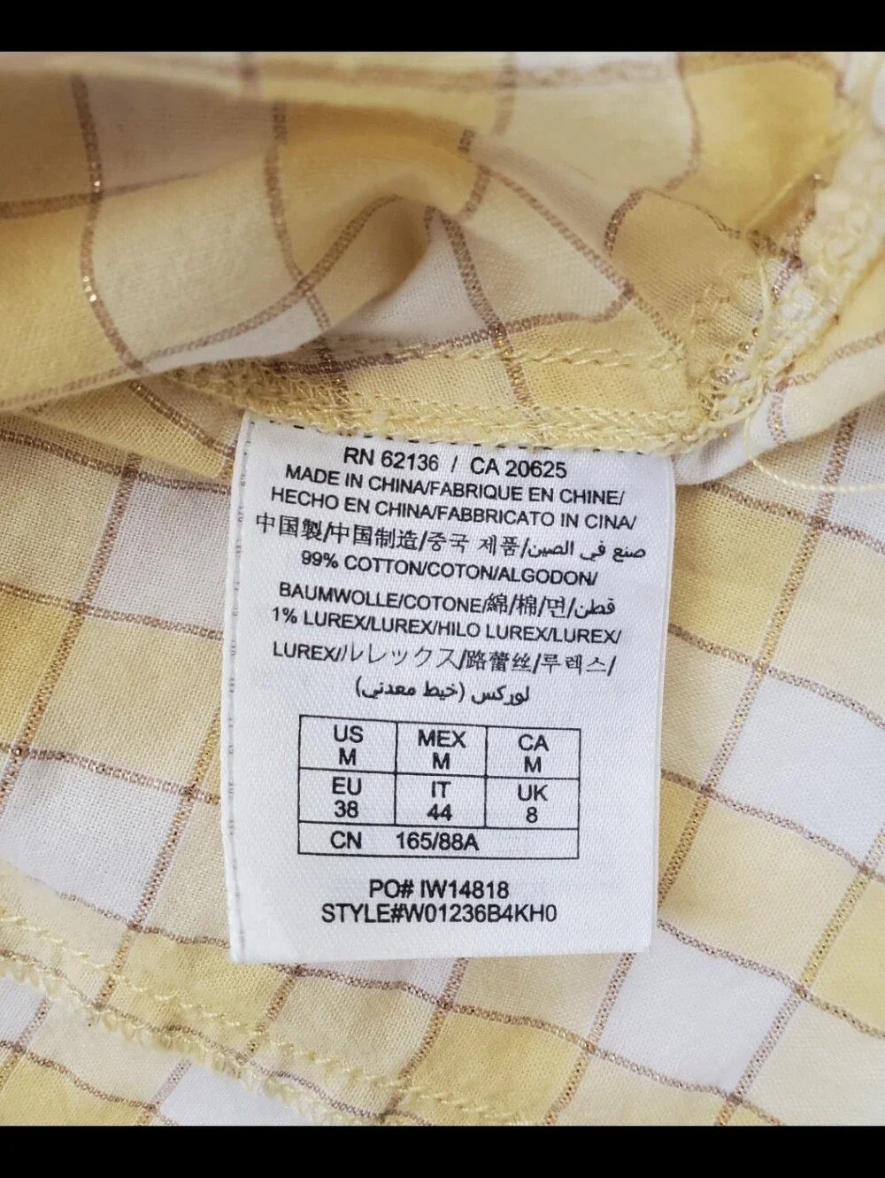 Guess Plaid Western Button-Down Shirt Embroider Raw Frayed Hem Vintage Y2K Rare - Picture 16 of 16